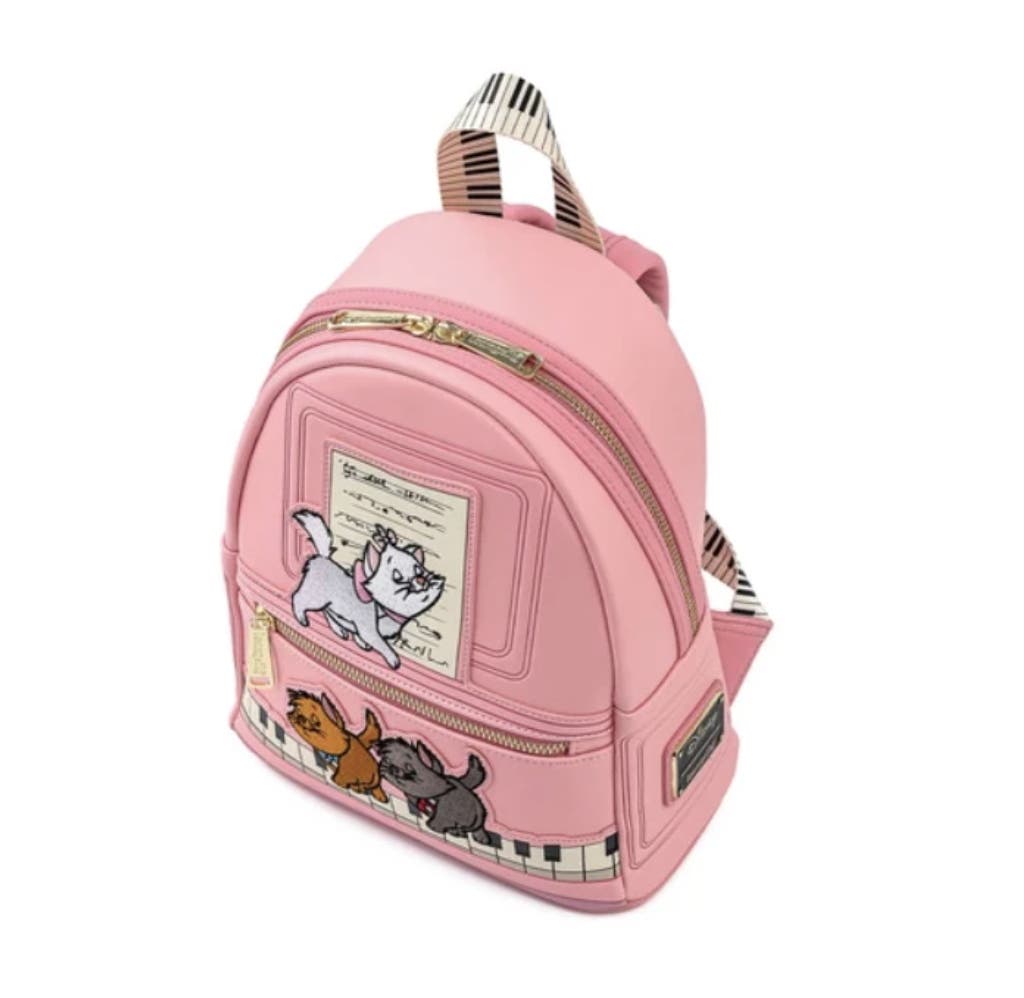 LOUNGEFLY Disney Aristocats Piano Kitties Marie Mini Backpack