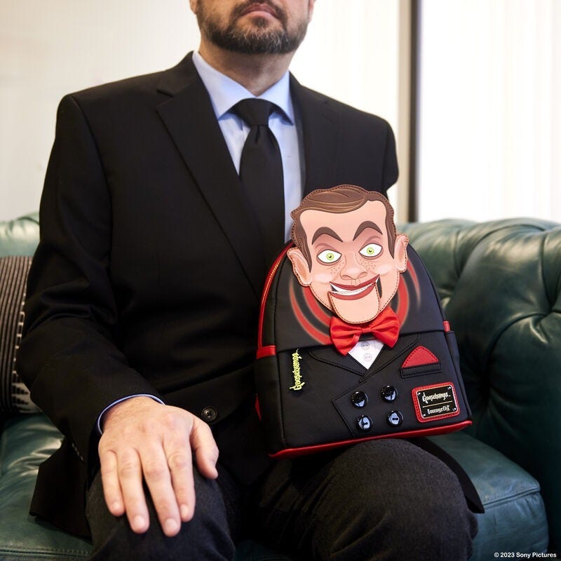 Loungefly Sony Goosebumps Slappy Cosplay Mini Backpack Loungefly Sony Goosebumps Slappy Cosplay Mini Backpack - New  main image 3