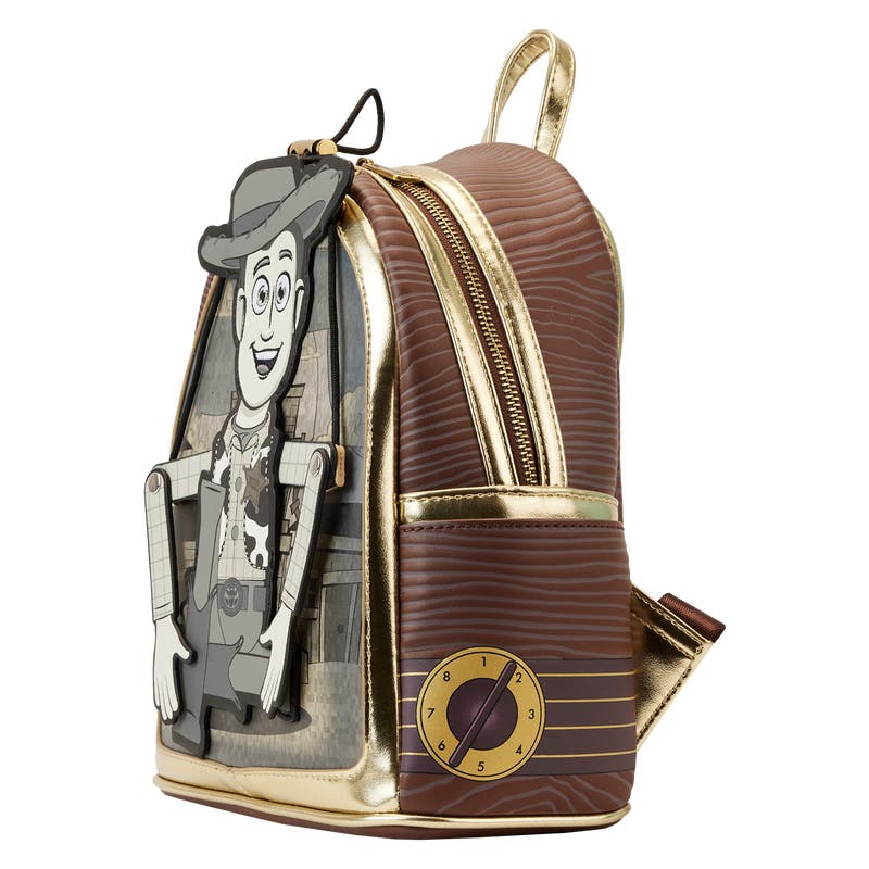 【Lounge Fly】Toy Story Woody Puppet Mini Backpack LOUNGEFLY Disney Pixar Toy Story Woody Puppet Mini Backpack