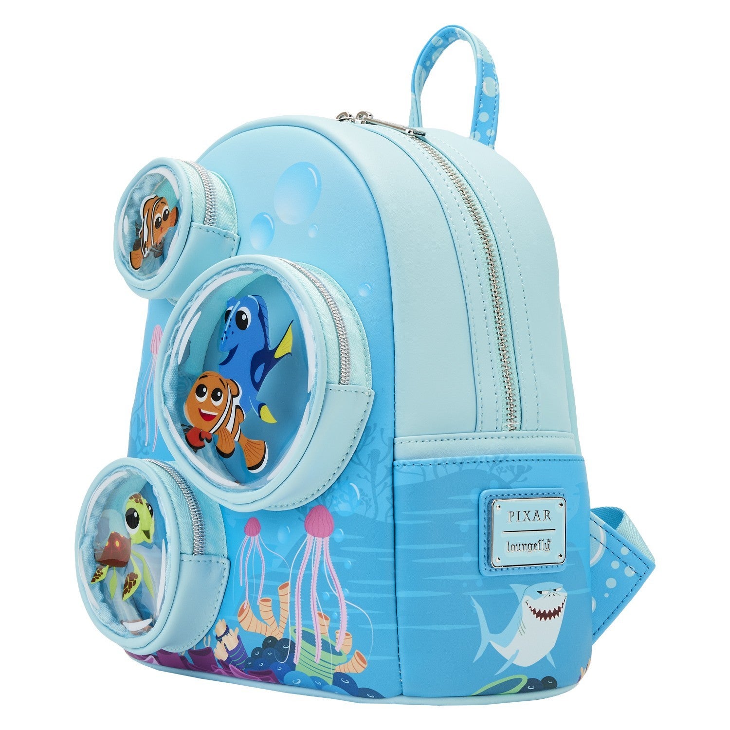 loungefly Disney ファインディングニモ ダーラ リュック Amazon.com: Loungefly Pixar Moments Finding NEMO Darla MINI