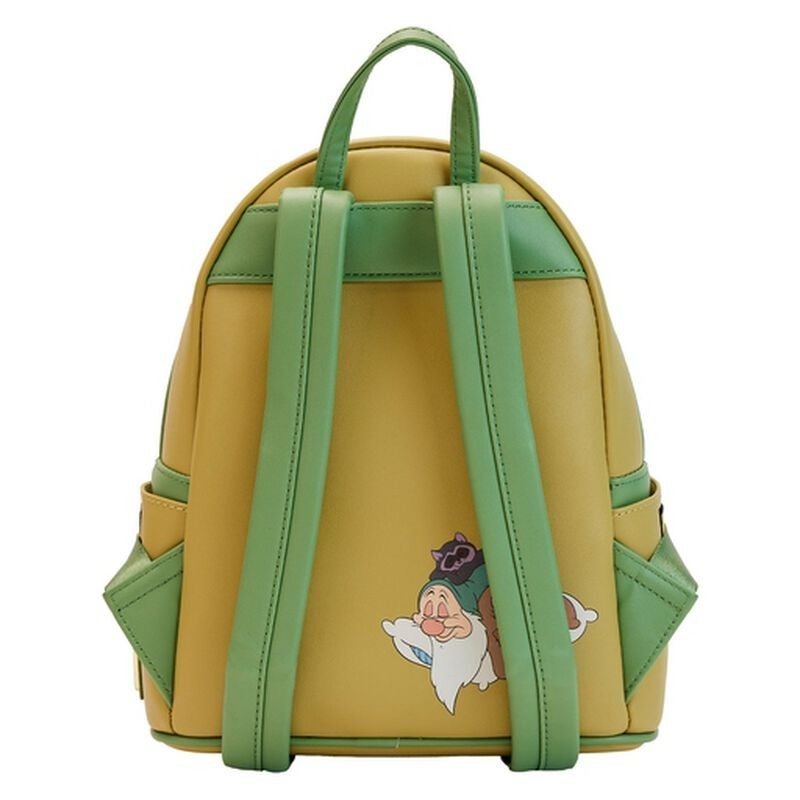 【Lounge Fly】Snow White and Seven Lenticular Mini Backpack LOUNGEFLY Disney Snow White and the Seven Dwarfs Sleepy