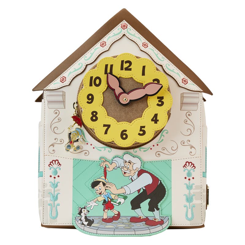 Loungefly Disney Pinocchio Cuckoo Clock Mini Backpack  display picture 1
