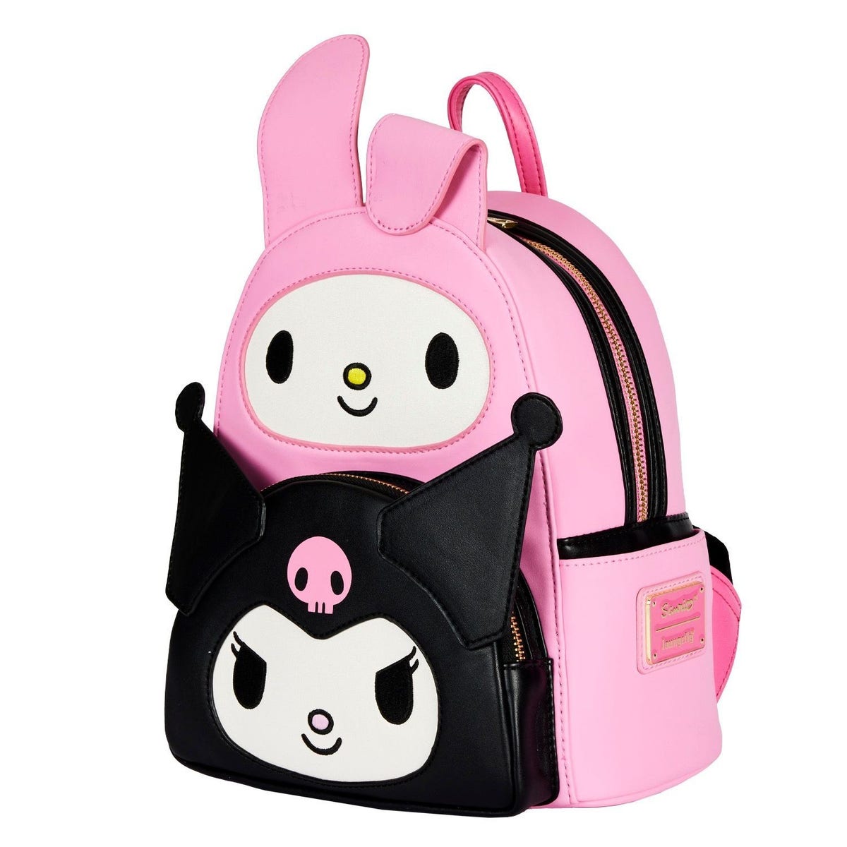 Loungefly My Melody Fuzzy Mini Backpack Loungefly Sanrio My Melody Fuzzy Pink Character Mini  main image 3