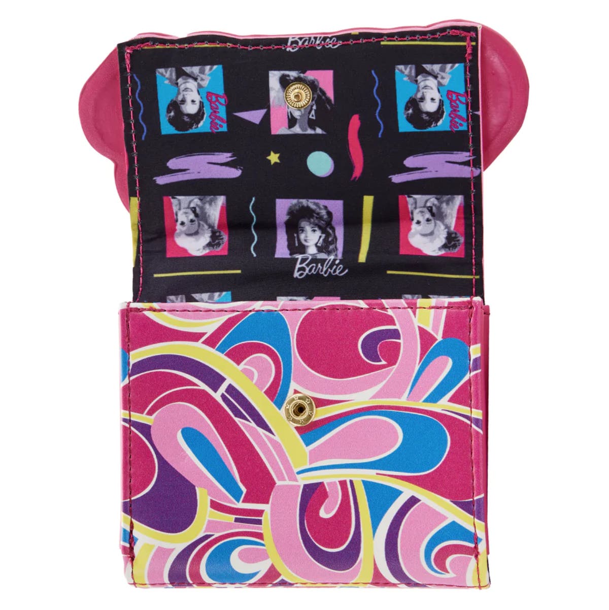 LOUNGEFLY Barbie Totally Hair 30th Anniversary Flap Wallet  display picture 1