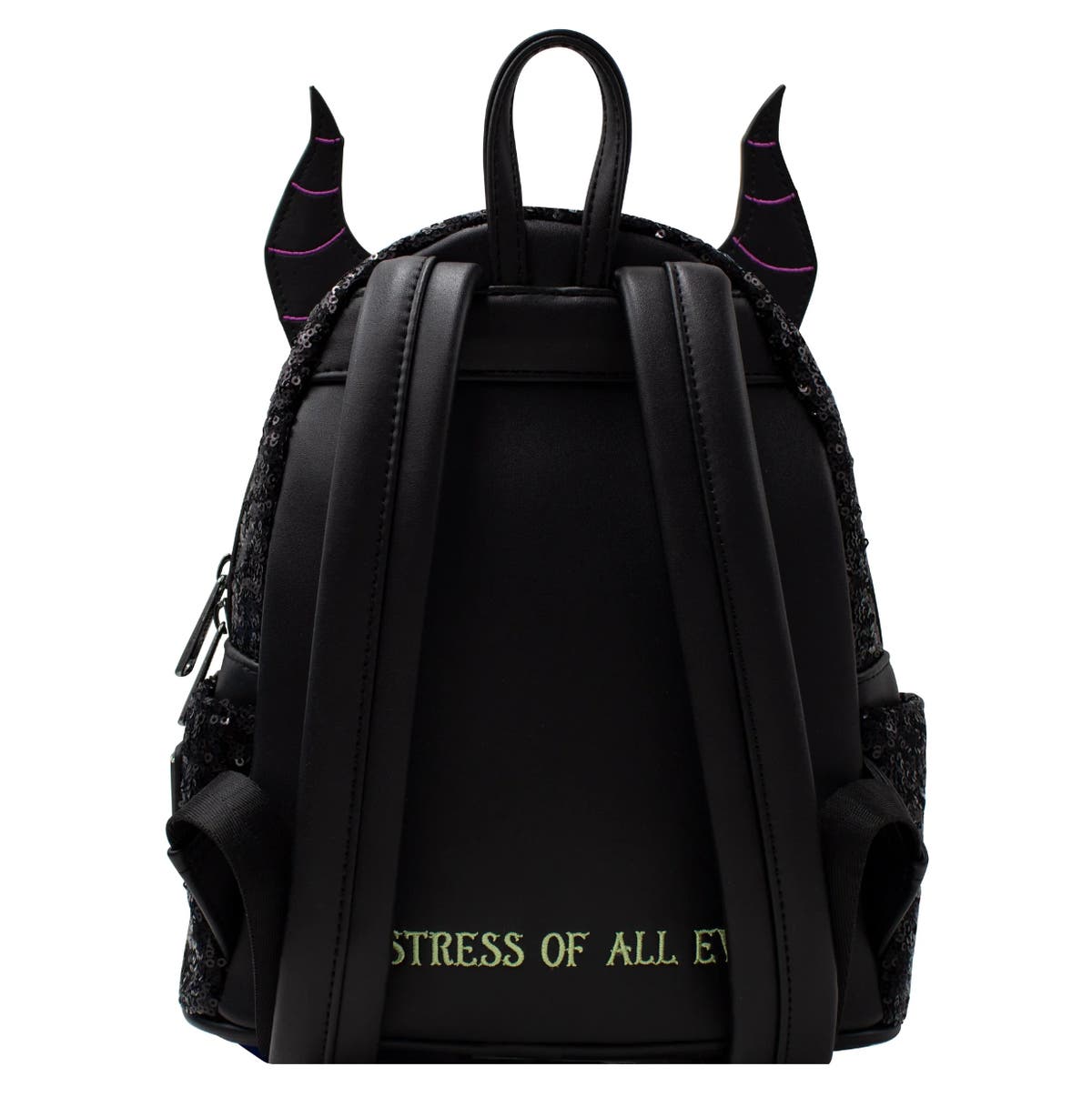 Disney Black and Silver Maleficent Backpack Amazon.com: Loungefly Disney Backpack: Maleficent Dragon  main image 4