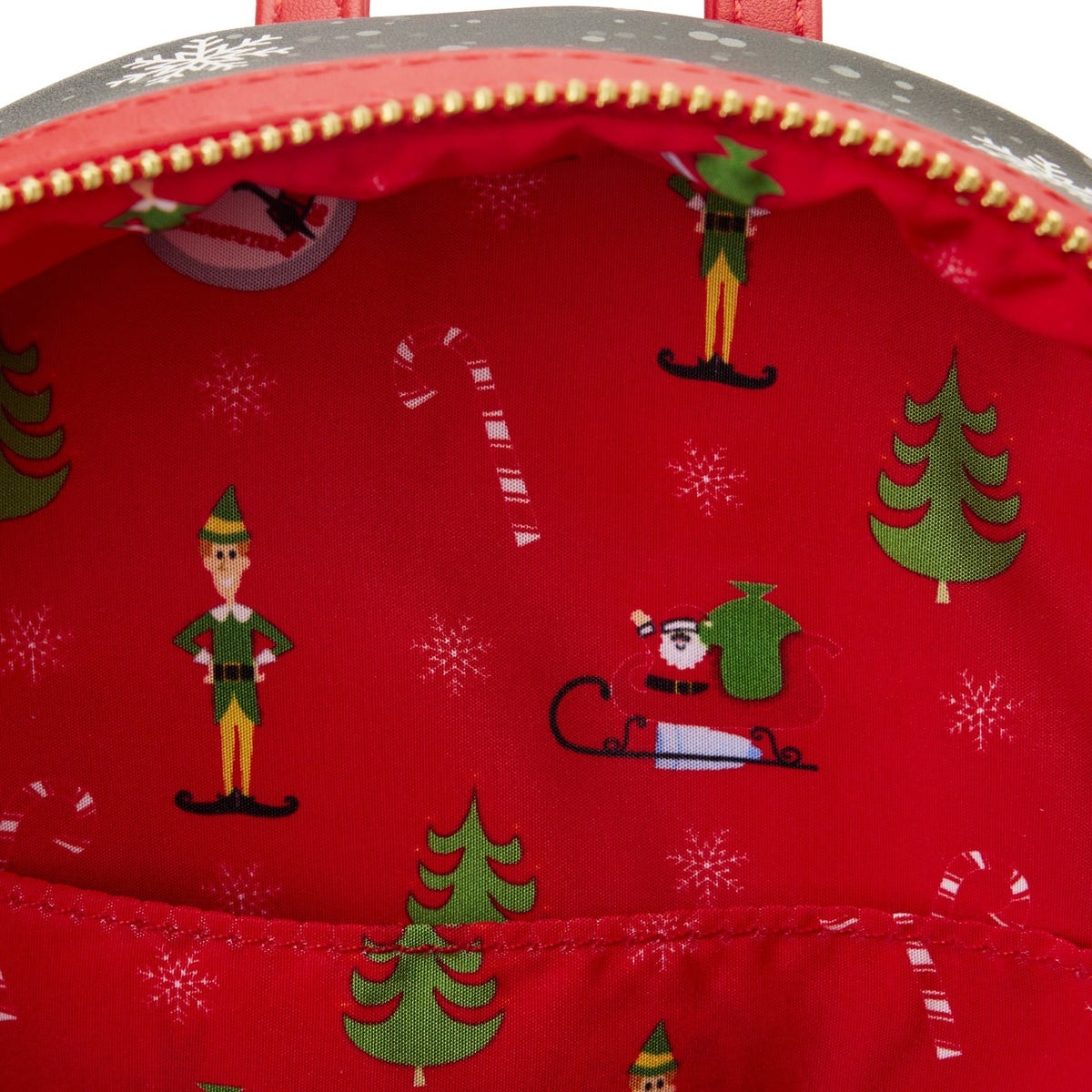 Loungefly NWT ELF light up Clausometer Backpack Amazon.com: Loungefly ELF CLAUSOMETER Light UP MINI Backpack  main image 2