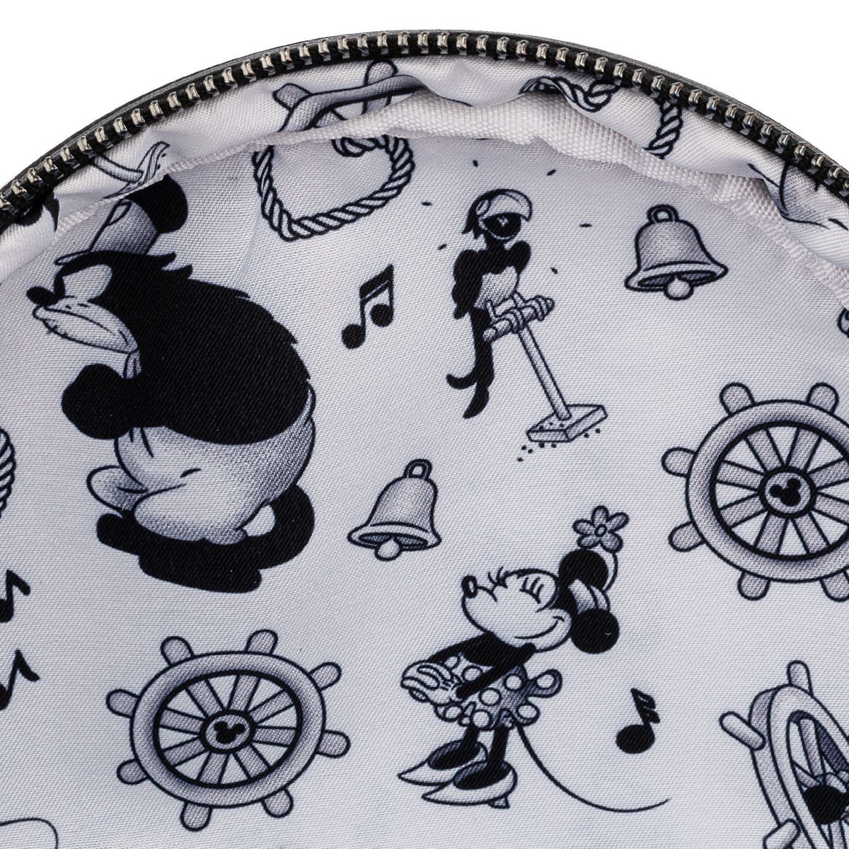 Loungefly Disney Steamboat Willie Music Cruise Mini Backpack and Mickey Wallet LOUNGEFLY Disney Steamboat Willie Music Cruise Mini Backpack  main image 3