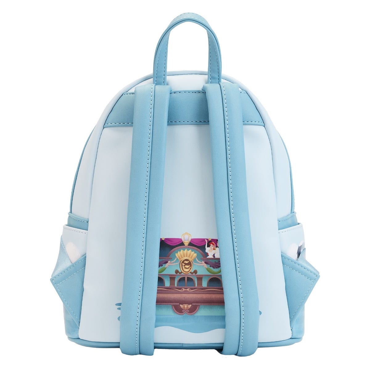 Disney Loungefly King Triton Mini Backpack - Blue and White Ariel? In love? ? • ABSOLUTELY in love with this  main image 2