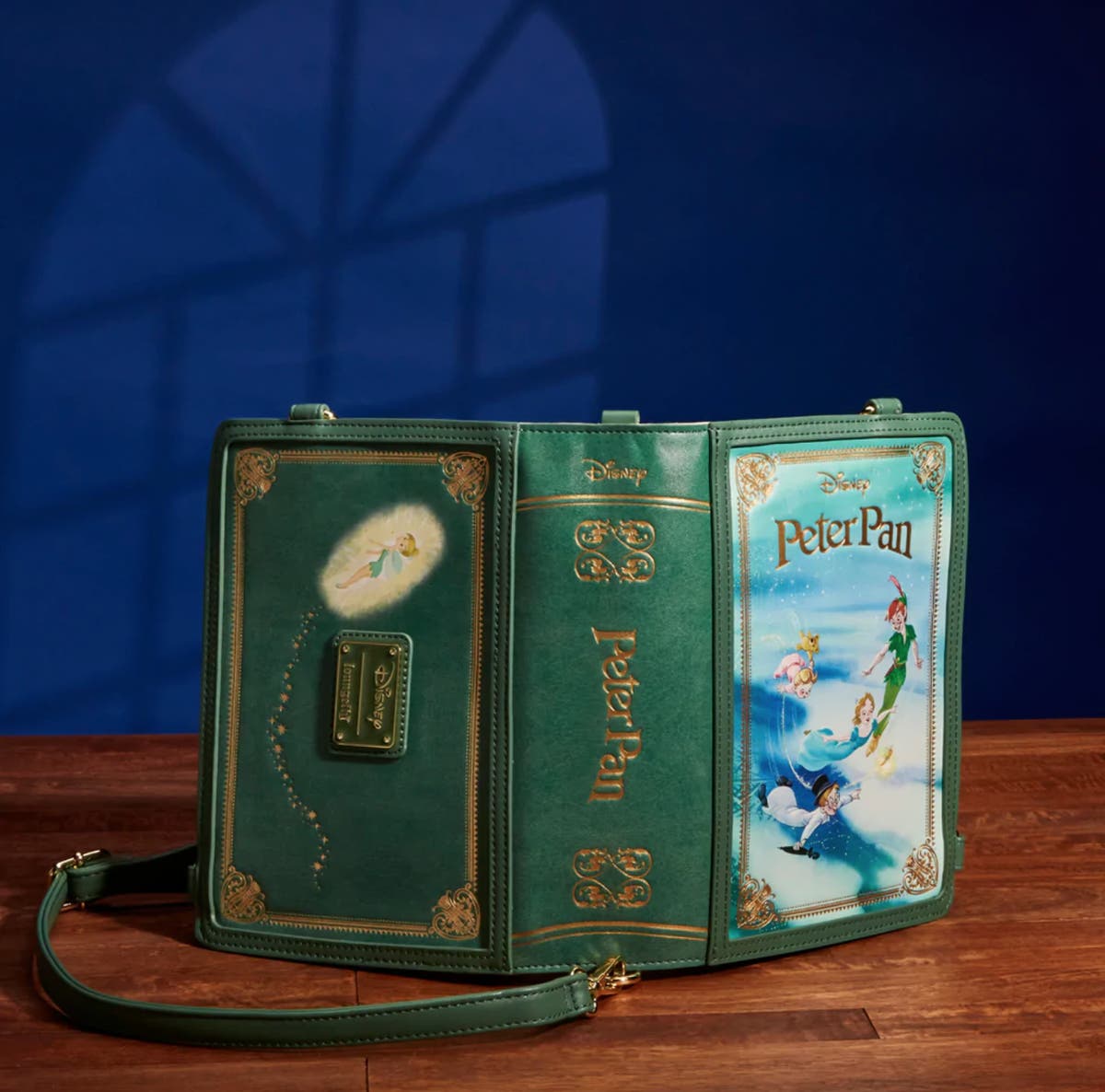 LOUNGEFLY Disney Peter Pan Book Convertible Backpack  display picture 1