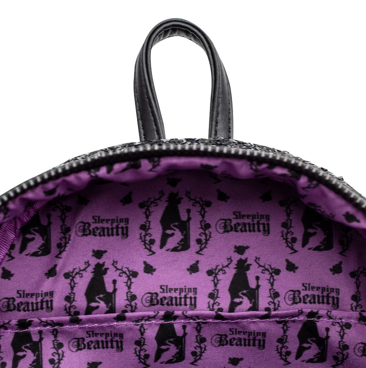 LOUNGEFLY Disney Maleficent Sequin Cosplay mini backpack 