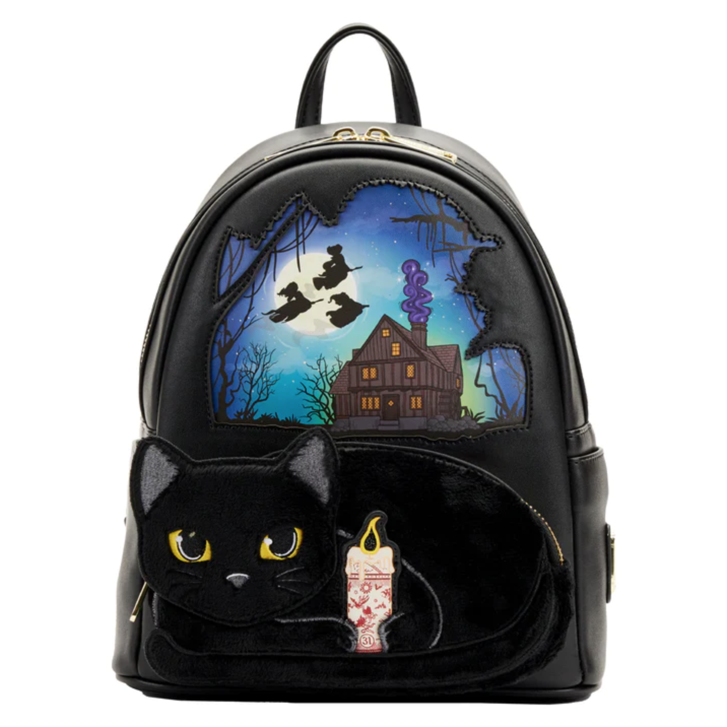 Loungefly: Disney - Hocus Pocus Binx Pocket Mini Backpack - Thumbnail 2
