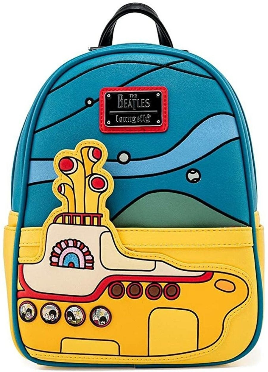 LOUNGEFLY The Beatles Yellow Submarine Mini Backpack  display picture 3