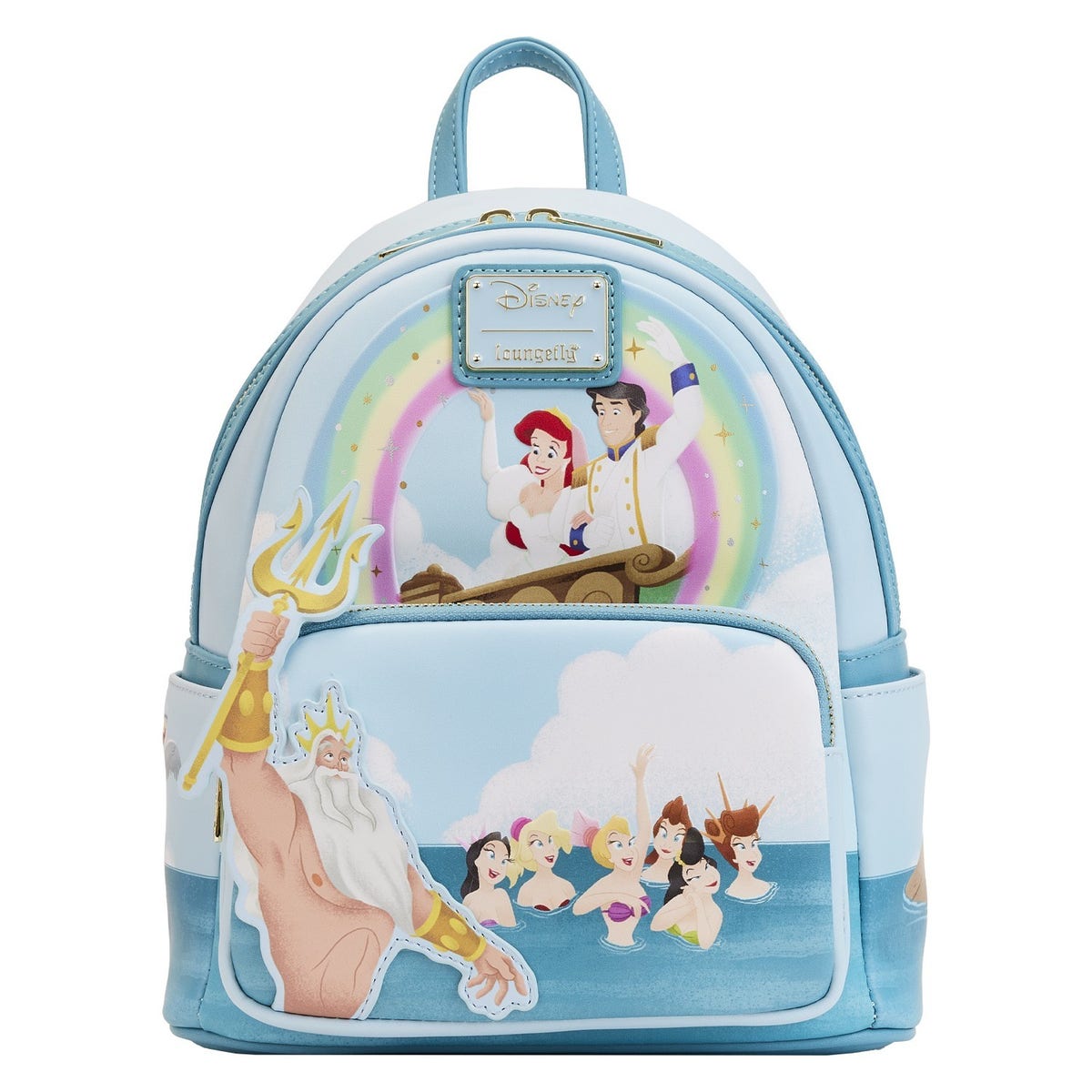 Loungefly Disney The Little Mermaid Tritons Gift Mini  display picture 1