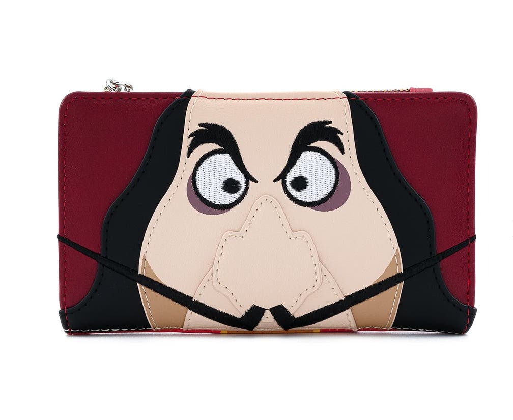 LOUNGEFLY Disney Captain Hook Cosplay Faux Leather Wallet