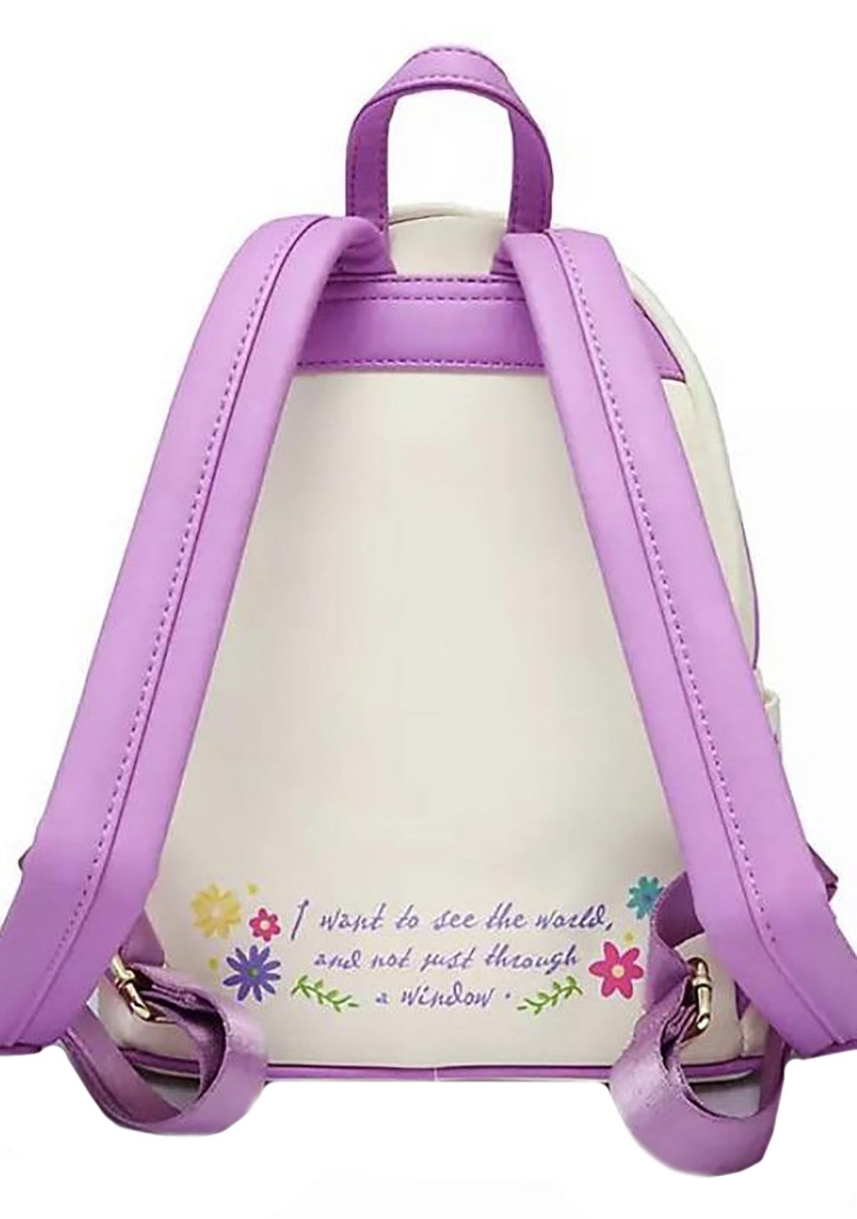 LOUNGEFLY Disney's Tangled Rapunzel Tower Scene 10th Anniversary Mini  Backpack