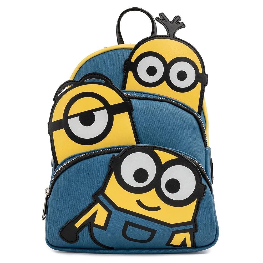 New loungefly Minion backpack Amazon.com | Bob Cosplay Mini Backpack with Iridescent  main image 4