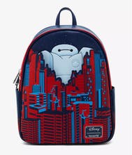 Loungefly Disney Big Hero 6 Baymax City Mini Backpack Loungefly Disney Big Hero 6 Baymax City Mini Backpack