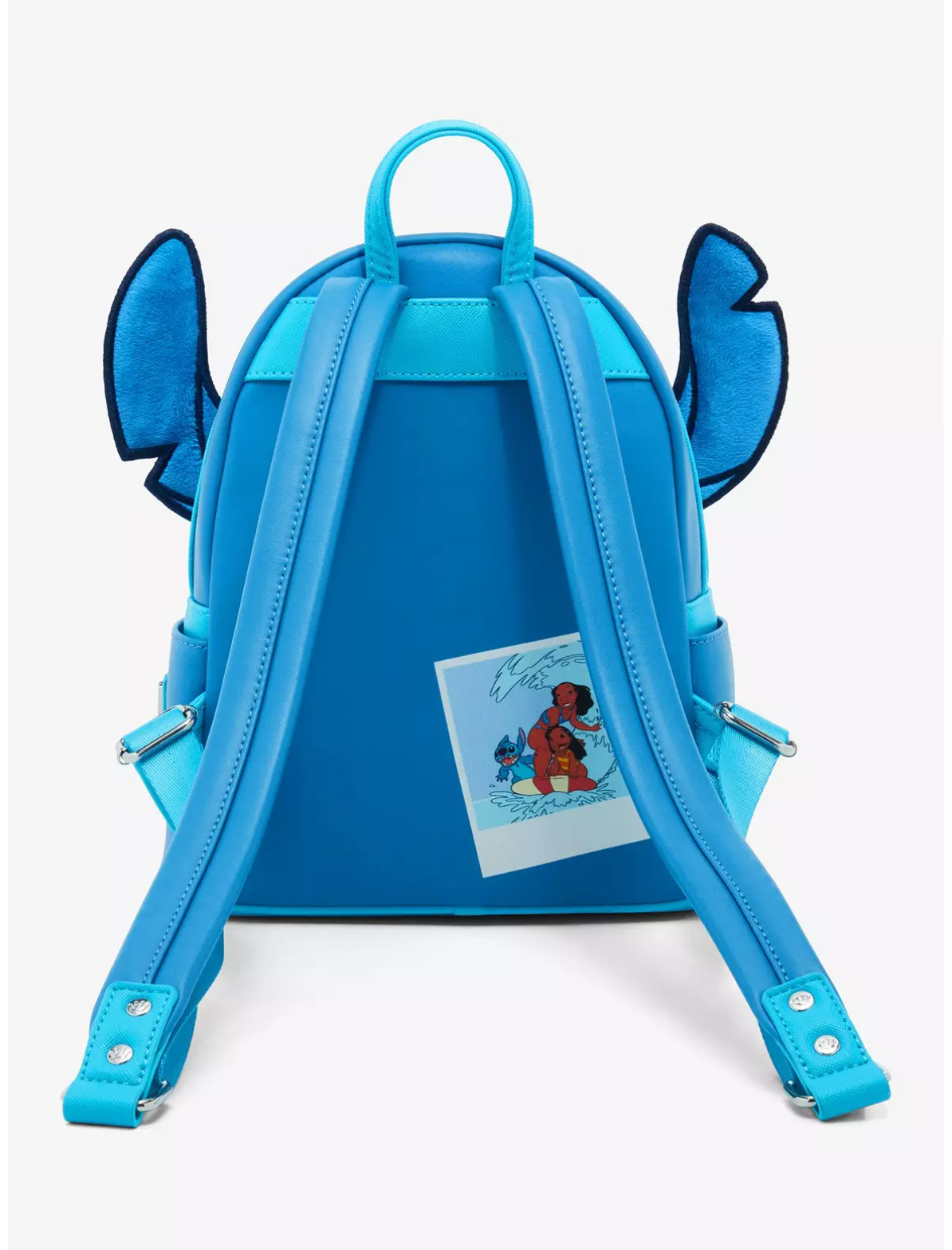 Stitch Camera Mini Backpack BoxLunch Exclusive Disney Faux Fur NWT Loungefly Disney Lilo & Stitch Sleeping Stitch Mini Backpack  main image 2