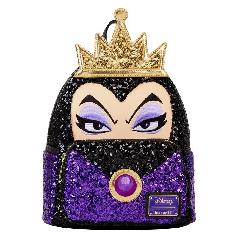 Nwt Loungefly Disney Villains Snow White Wicked Queen Hologram Mini Backpack Disney | Bags | Nwt Loungefly Disney Villains Snow White  main image 2