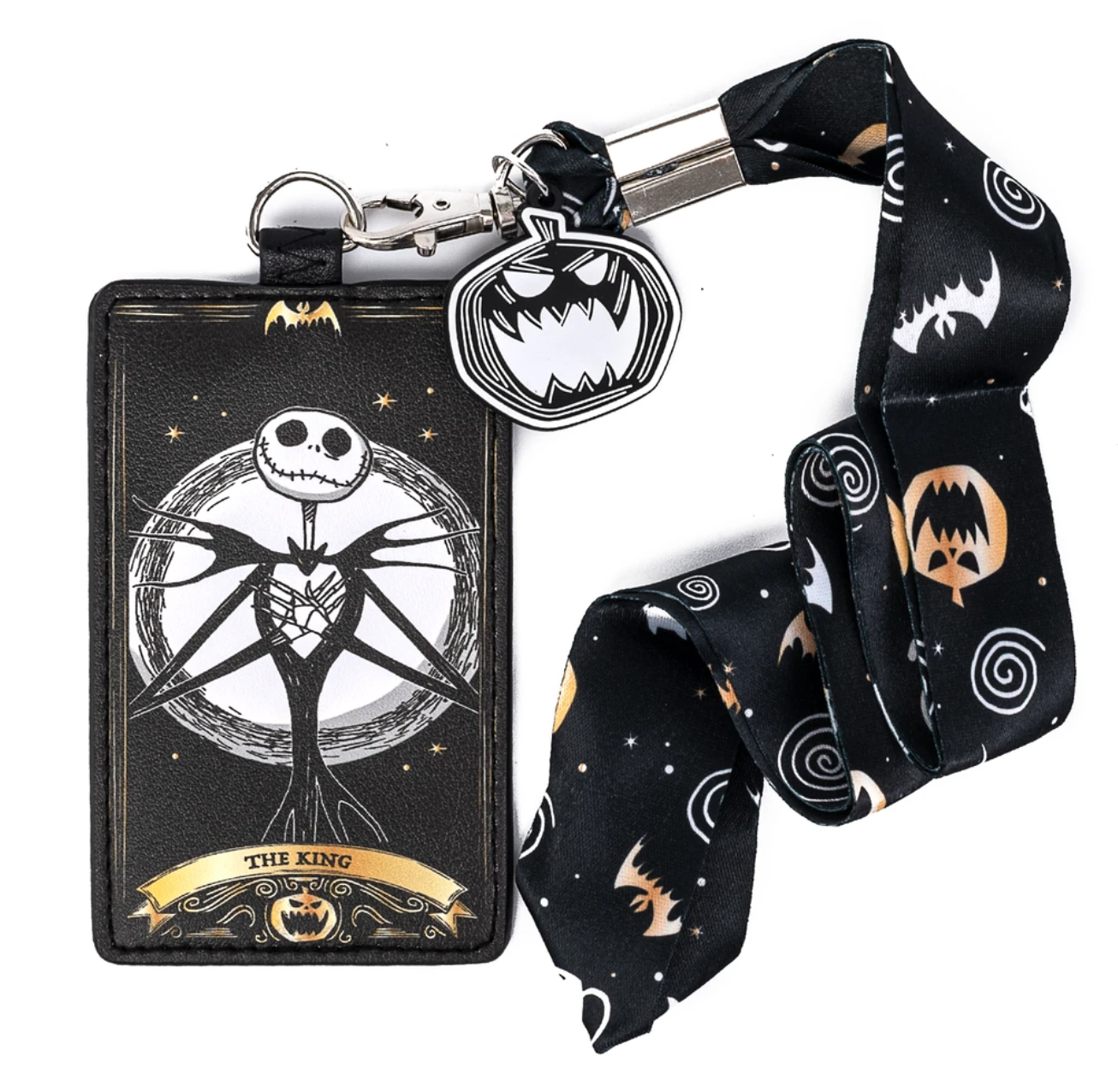 【Lounge Fly】Jack Skellington Town Lanyard with Card Holder Amazon.com: Loungefly Disney Jack Skellington Town Hall