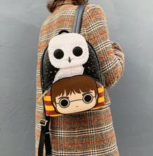 funko pop harry potter mini backpacks Loungefly Face Backpack Standard: Clothing, Shoes & Jewelry Add some magic to your look with this Harry Potter Houses of Hogwarts Denim Mini Loungefly Harry Potter Mandrake Mini