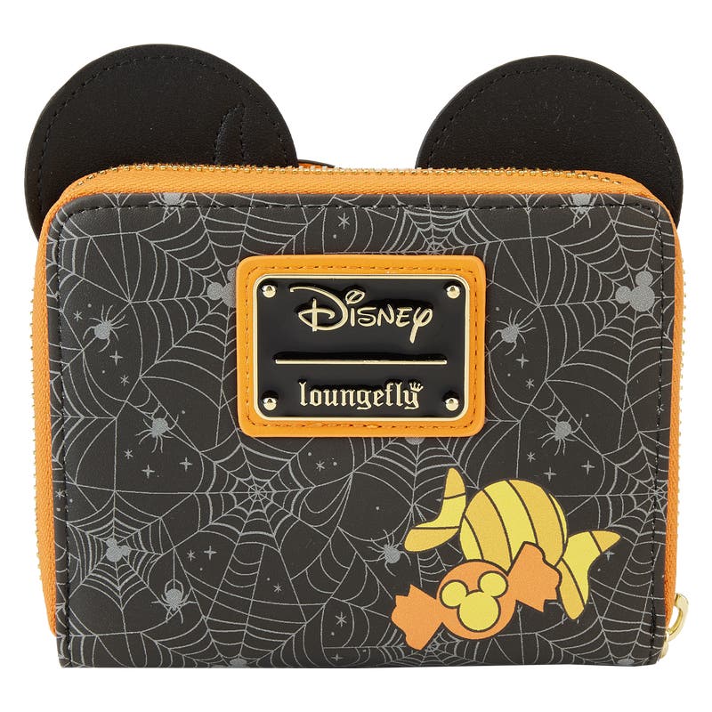 【Lounge Fly】Mickey Mouse Pumpkin Zip Around Wallet Loungefly Mickey Mouse Pumpkin Zip Around Wallet - NEW with