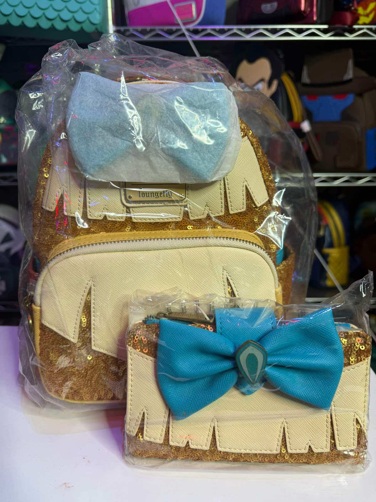 Loungefly Pocahontas Mini Backpack with Wallet Disney Loungefly Mini Backpack - Disney Princess Scene  main image 2