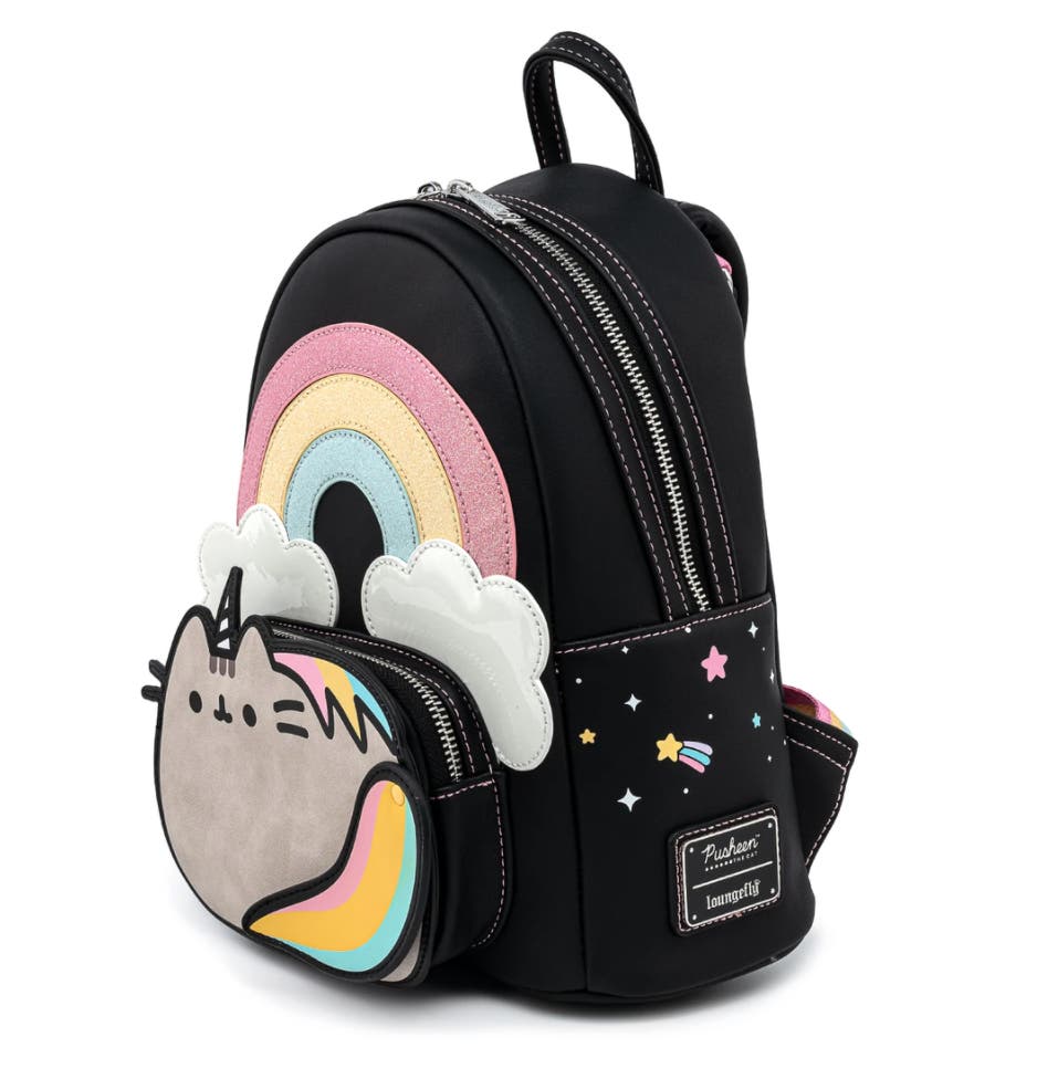 LOUNGEFLY Pusheen Rainbow Unicorn Mini Backpack | MadBagger  display picture 3