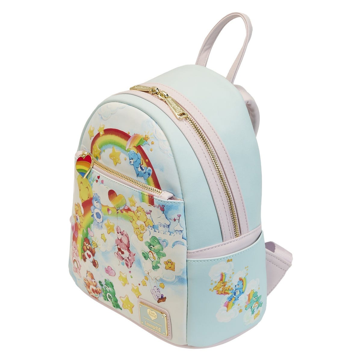 NWT Loungefly Carebears Tenderheart Glow Mini Backpack - NWT Loungefly Care Bears Cloud Party Glow in the Dark Mini  main image 4