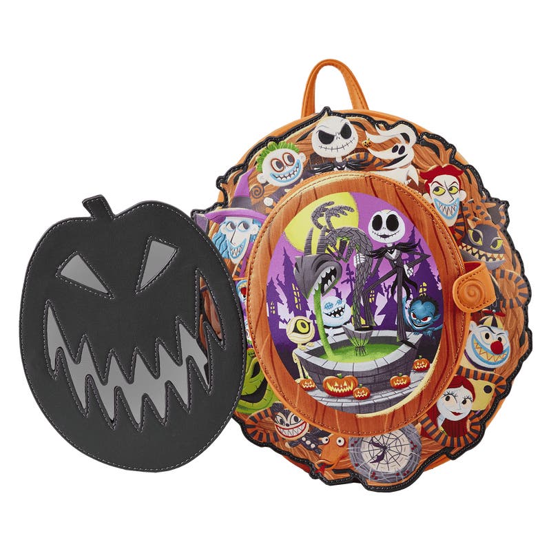 Loungefly Disney The Nightmare Before Christmas Cameo Halloween Mini Backpack Loungefly Disney Nightmare Before Christmas Exclusive Cameo  main image 4