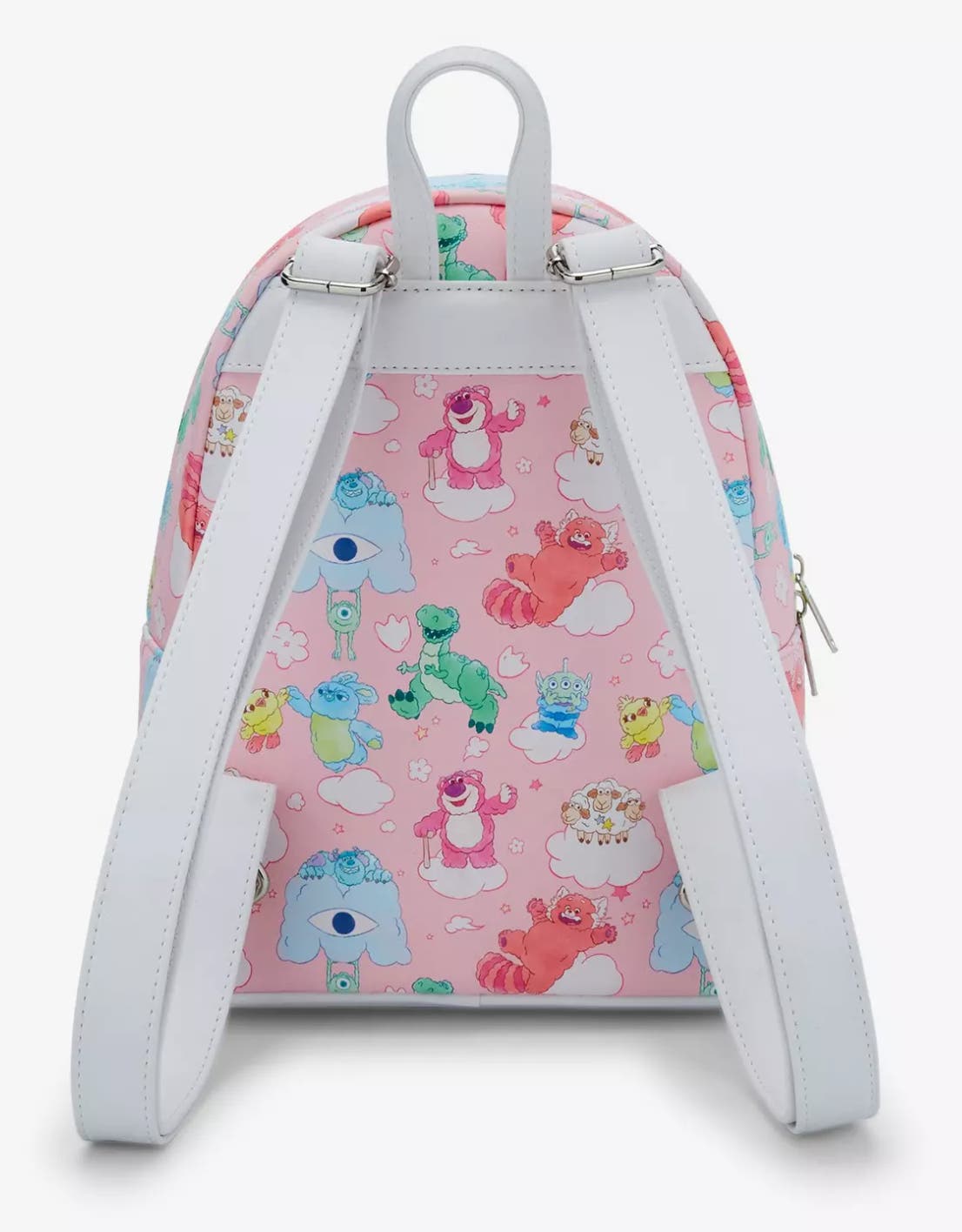 Loungefly Disney Pixar Characters On Clouds Mini Backpack  display picture 2