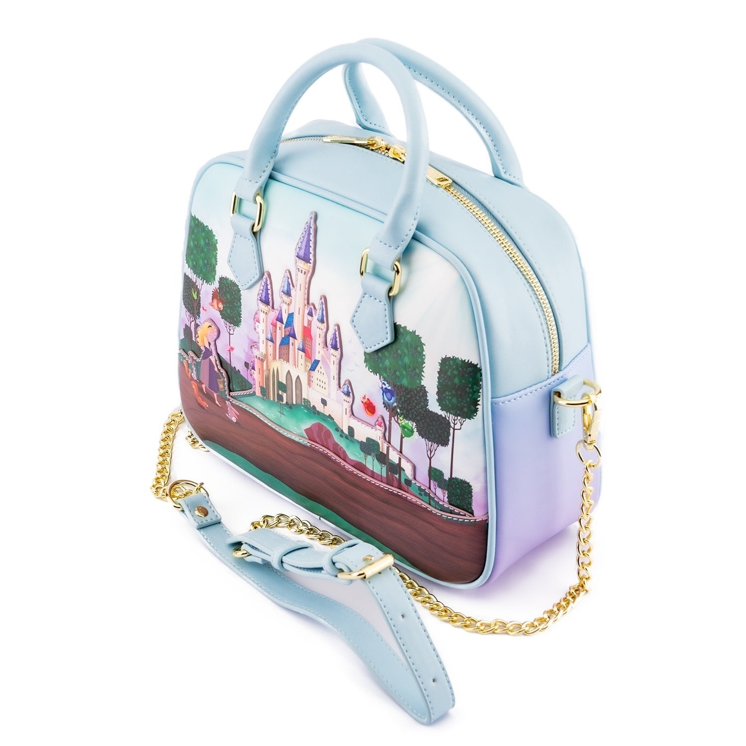 【Loungefly】Disney 眠れる森の美女 3人の妖精 バックパック Loungefly】Disney 眠れる森の美女 3人の妖精 バックパック