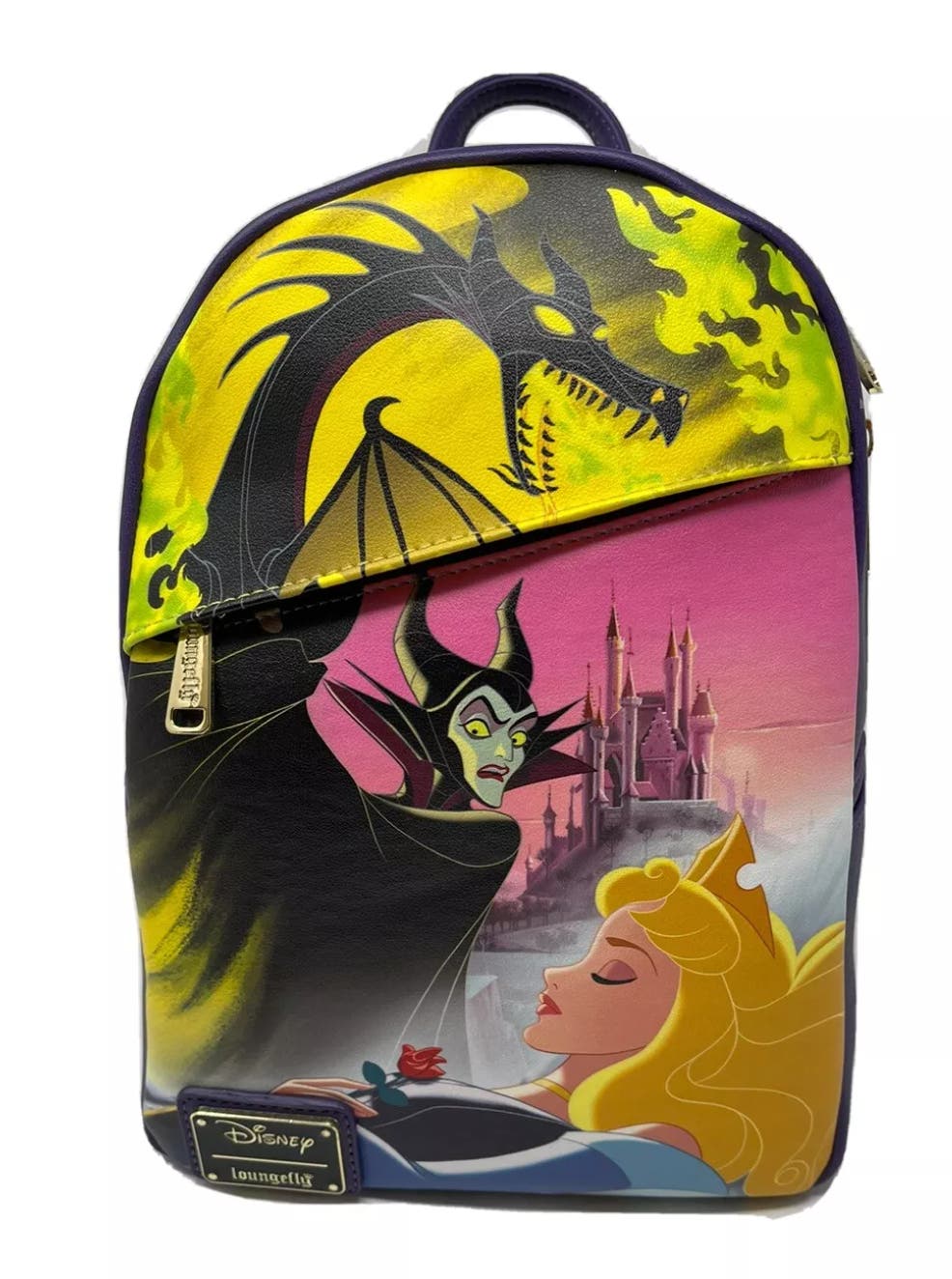 disney maleficent mini backpack Loungefly Sleeping Beauty, Figural wit  Commerce Gluttony matching themed lining Loungefly Disney Sleeping Beauty Aurora