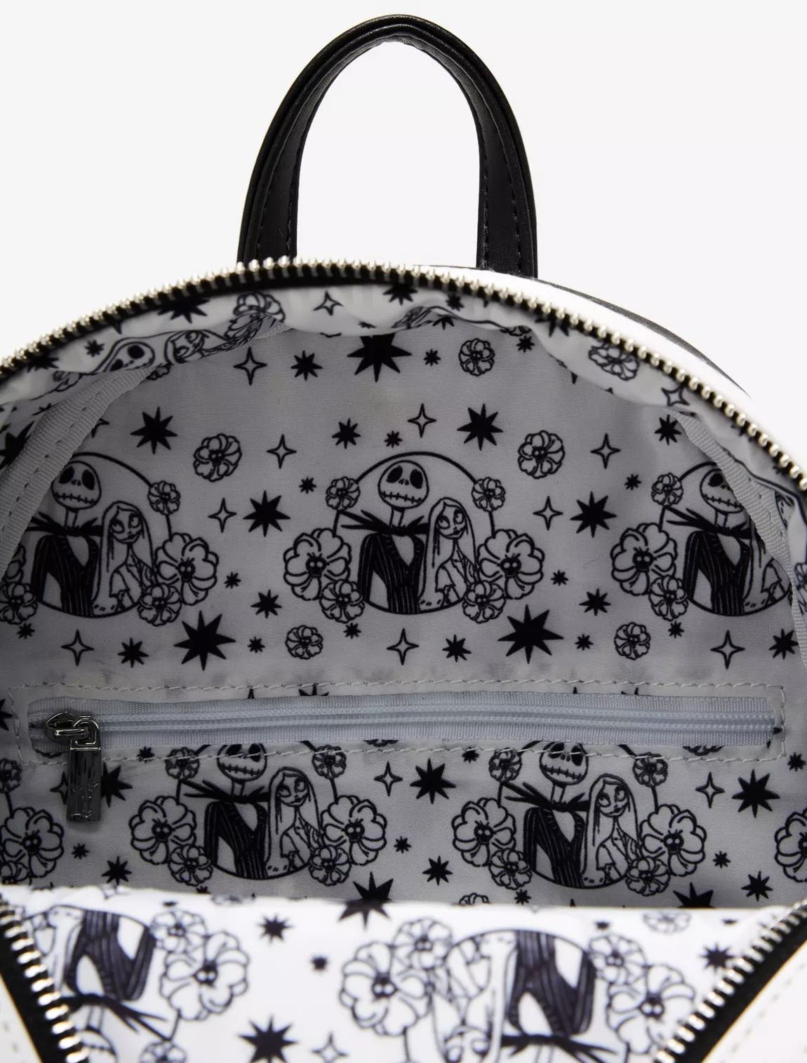 Loungefly Disney The Nightmare Before Christmas Jack & Sally Floral GITD Mini Loungefly Disney The Nightmare Before Christmas Jack & Sally  main image 4