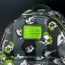beeteljuice icons mini backpack Beetlejuice Note the coordinating lining. Loungefly Beetlejuice Icons Mini Backpack