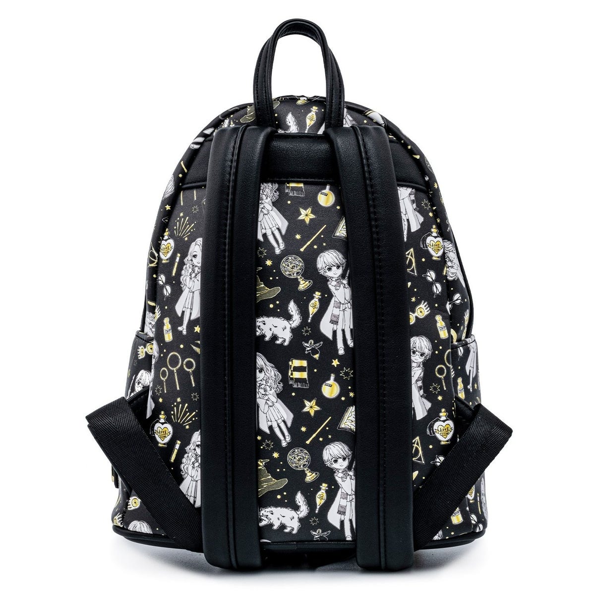 LOUNGEFLY Harry Potter Magical Elements AOP Mini Backpack  display picture 2