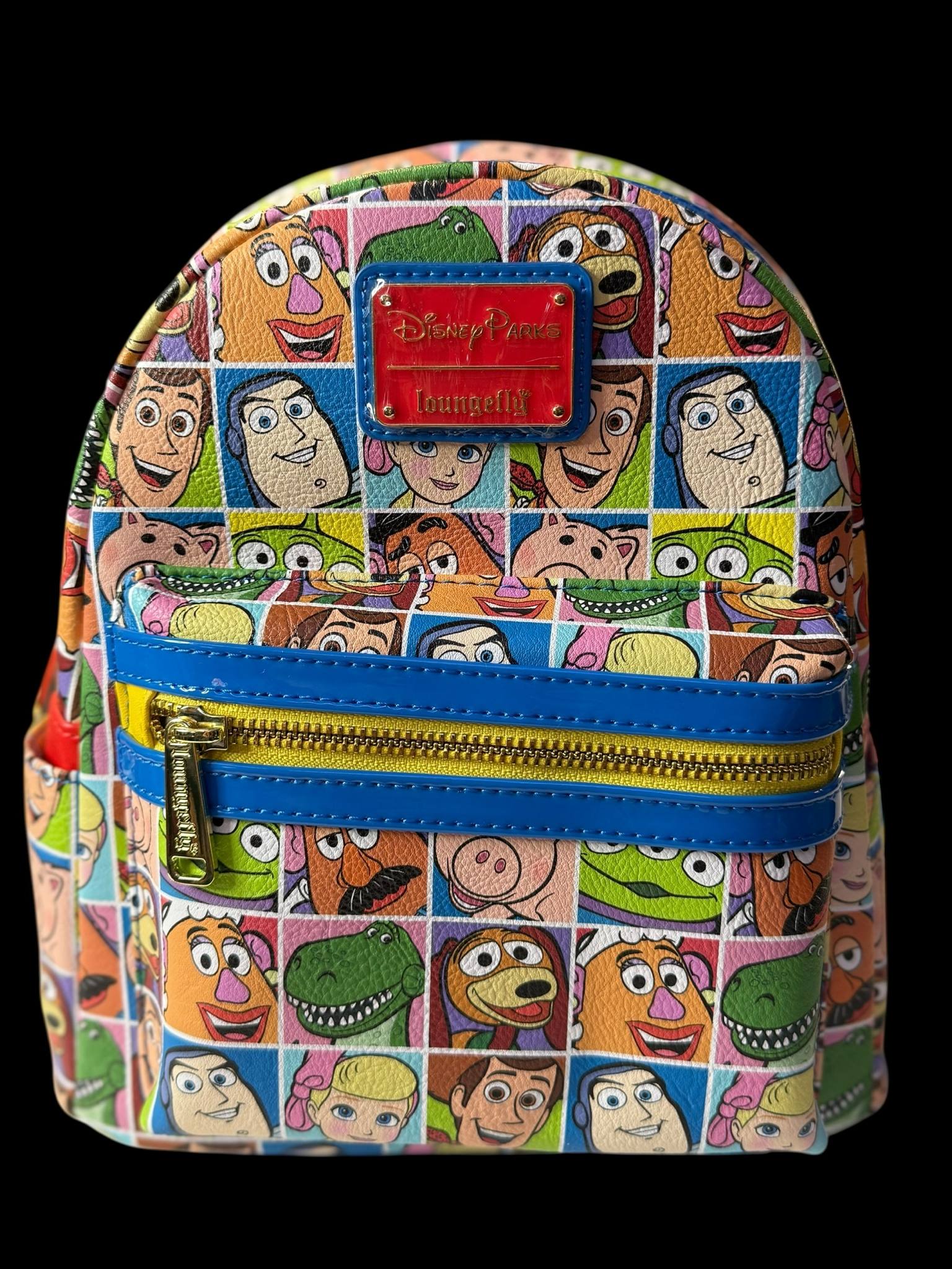 Loungefly Disney Parks Toy Story Character Squares AOP Mini  display picture 3