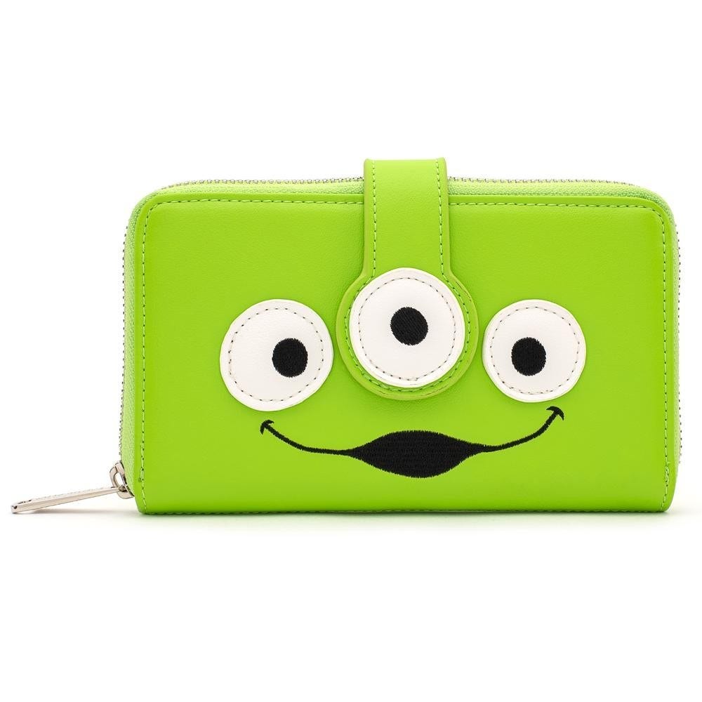LOUNGEFLY Disney Pixar Toy Story Alien Eyes Zip Around Wallet |  MadBagger.com Loungefly Authorized Retailer