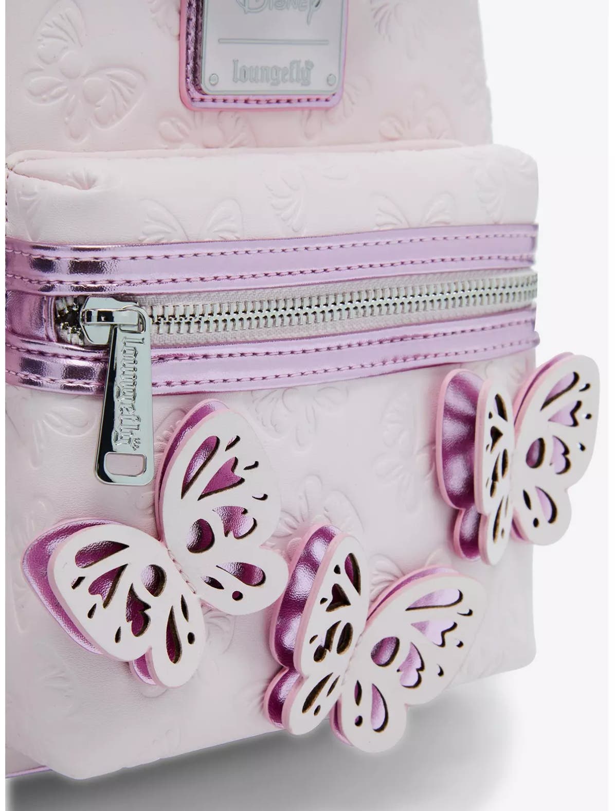 Loungefly Disney Minnie Mouse Ears Butterfly Mini Backpack ?Loungefly Disney Minnie Mouse Pink Butterfly Mini Backpack  main image 4