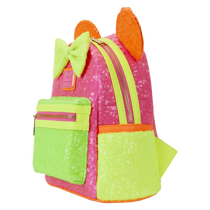Loungefly Disney Minnie Mouse Exclusive Color Block Neon