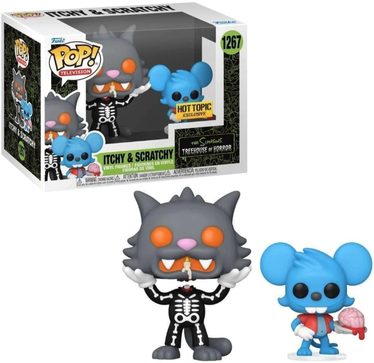 FUNKO POP! The Simpsons Treehouse Of Horror Itchy & Scratchy #1267