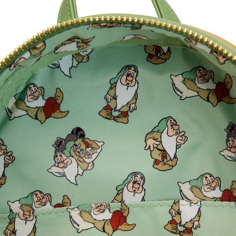 【Lounge Fly】Snow White and Seven Lenticular Mini Backpack LOUNGEFLY Disney Snow White and the Seven Dwarfs Sleepy