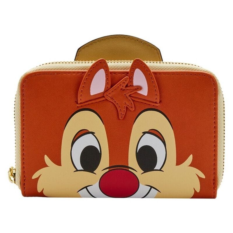 LOUNGEFLY Chip and Dale Cosplay Zip Around Wallet 