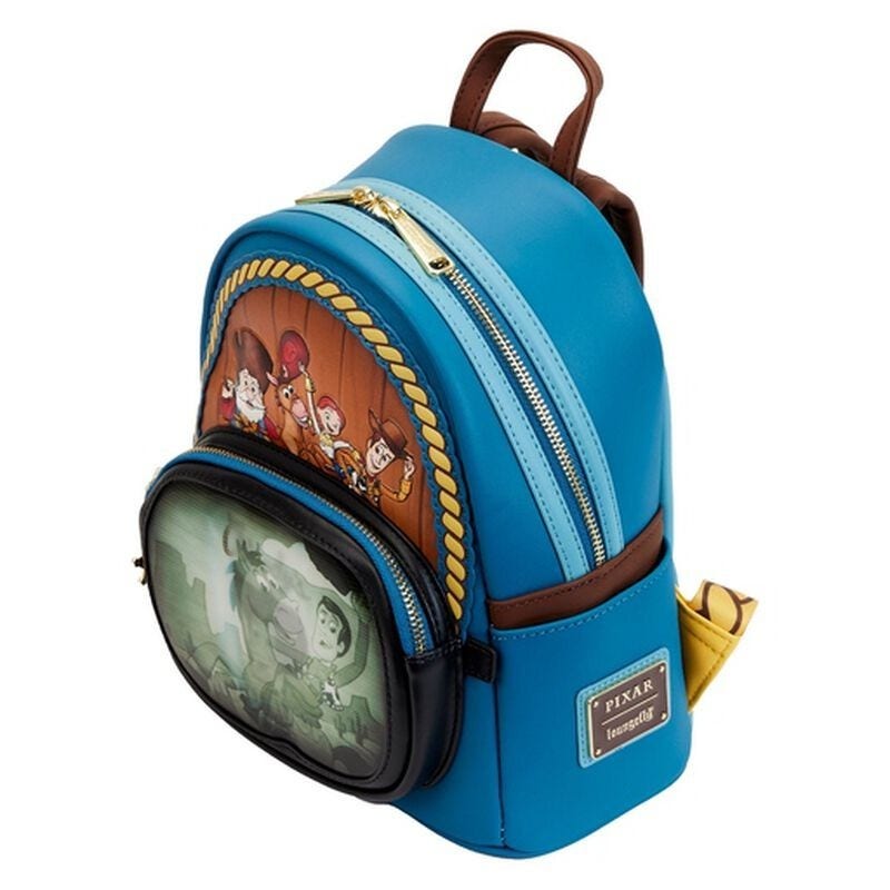 Loungefly Disney Toy Story Woody\'s Round Up Lenticular Mini Backpack Exclusive LOUNGEFLY Disney Toy Story Woody main image 3