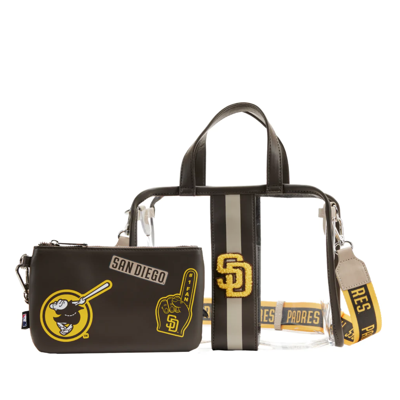 Loungefly MLB SD Padres Stadium Crossbody Bag with Pouch
