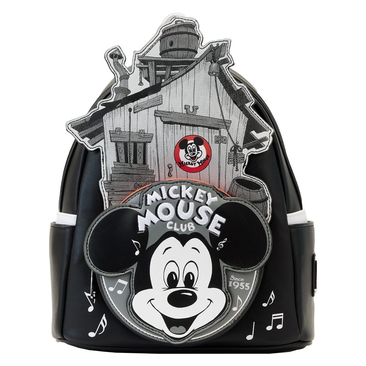 Disney100 Funko Loungefly Mickey & Minnie Mouse Holiday Collection Mini Backpack Her Universe Disney100 Mickey Mouse Club Vintage Mini  main image 2