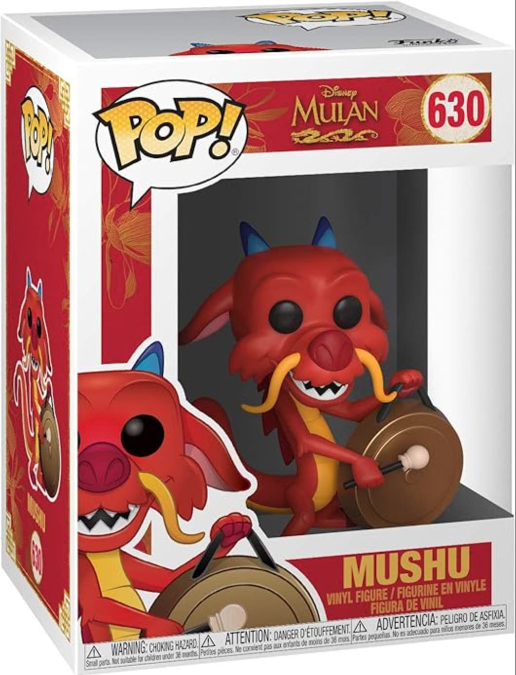 Pop Disney Box Mushu Pop Funko Mushu Pop #630 – Disney Mulan – A1 Swag