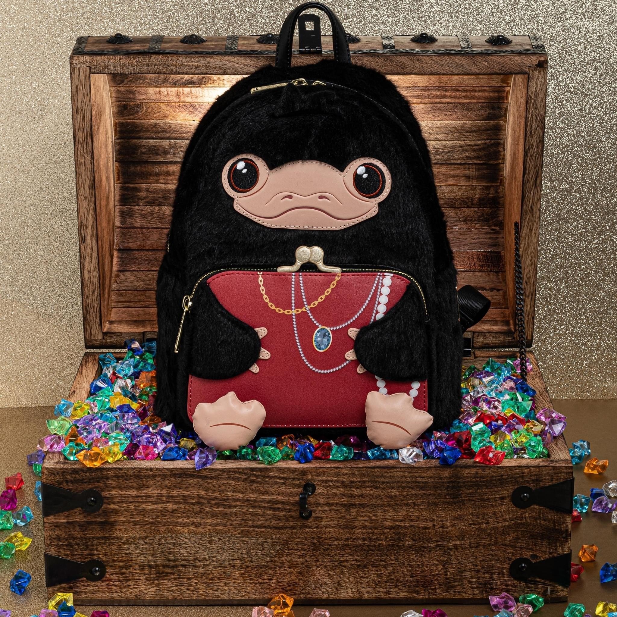 Loungefly Fantastic Beasts Niffler Plush Cosplay Mini Backpack - Thumbnail 4