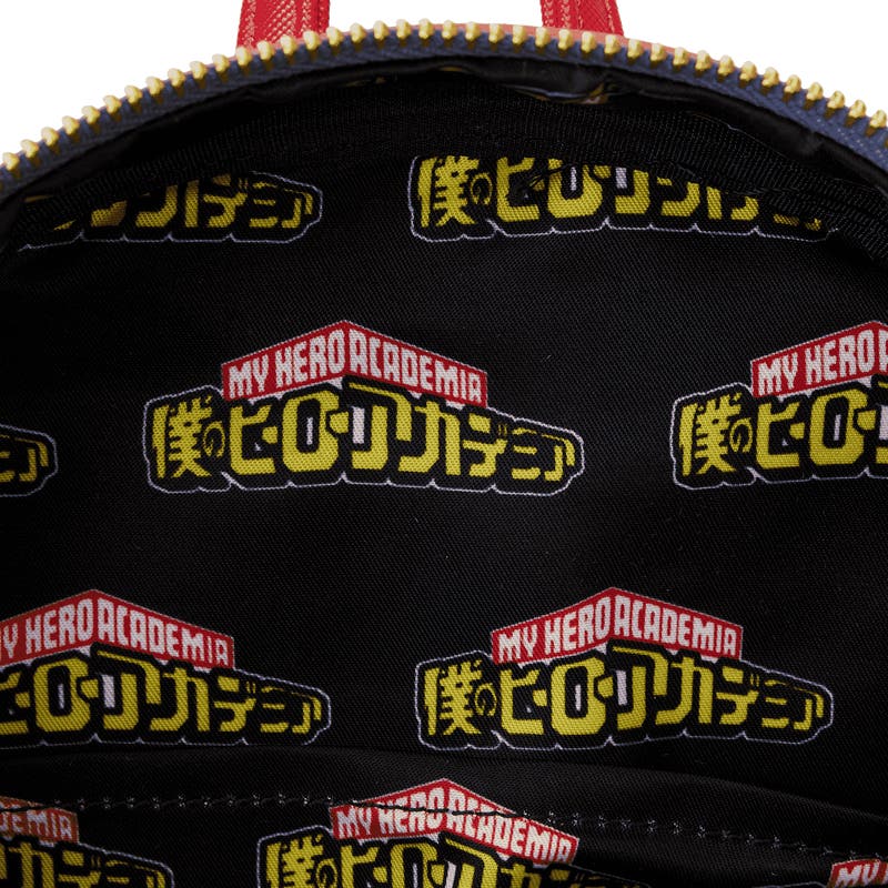 LOUNGEFLY My Hero Academia Group Debossed Logo Mini Backpack