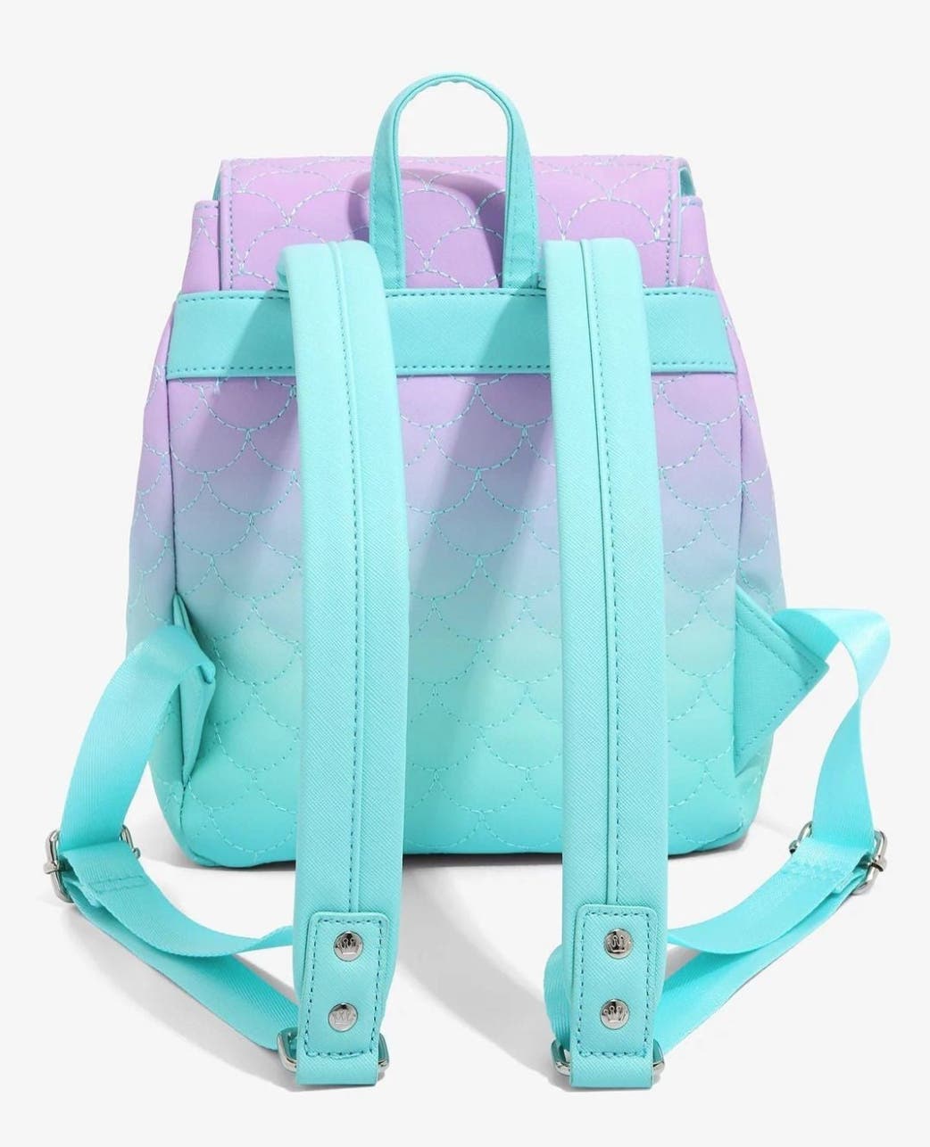 disney little mermaid ombre scales mini backpack LOUNGEFLY Disney The Little Mermaid Ariel Ombré Scales Dingle Hopper Mini  Backpack